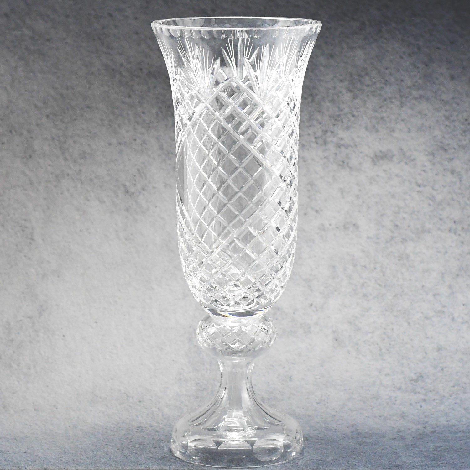 Hurricane Crystal Vase